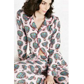 Multi-Hot Air Balloons on Long Sleeve Stretch Classic Pajamas (1X-3X)